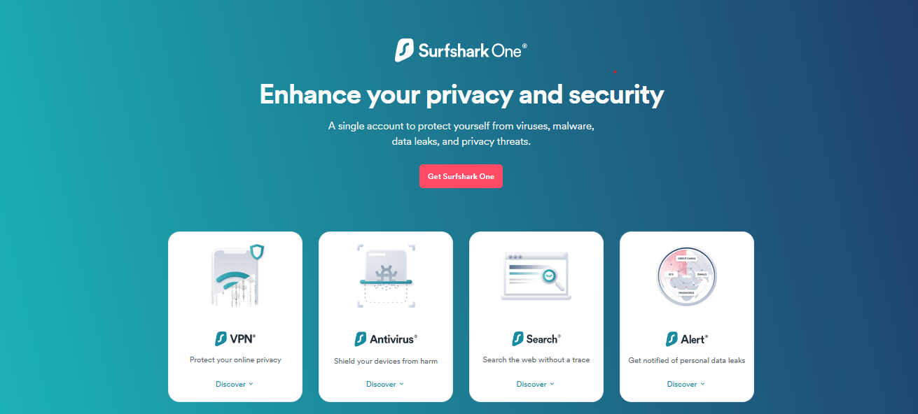 Get Surfshark One VPN Antivirus
